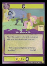 My Little Pony No Means No GenCon CCG Card