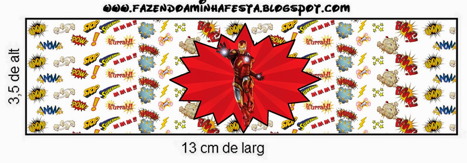 Iron Man: Free Printable Candy Bar Labels. - Oh My Fiesta! for Geeks