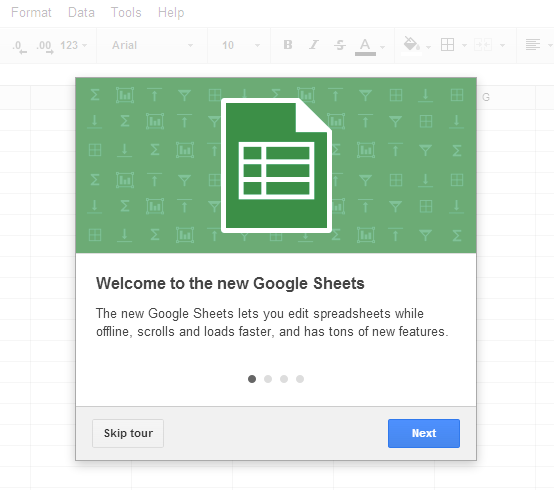 google sheets download old version