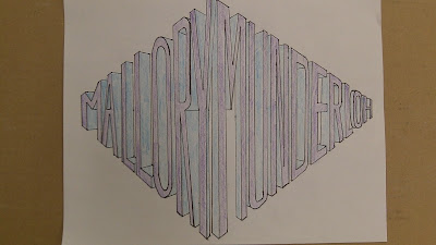 Mallory's Art 1 Blog: Two Point Perspective Name