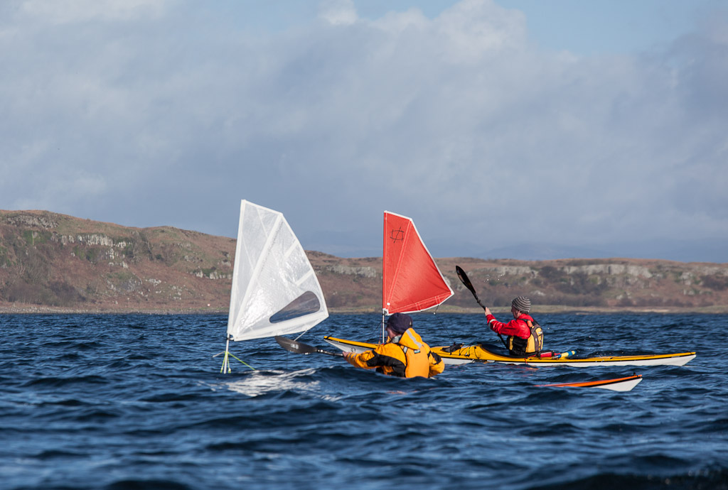 Sea kayaking with Flat Earth Kayak Sails Code Zero 0.8 long term test.
