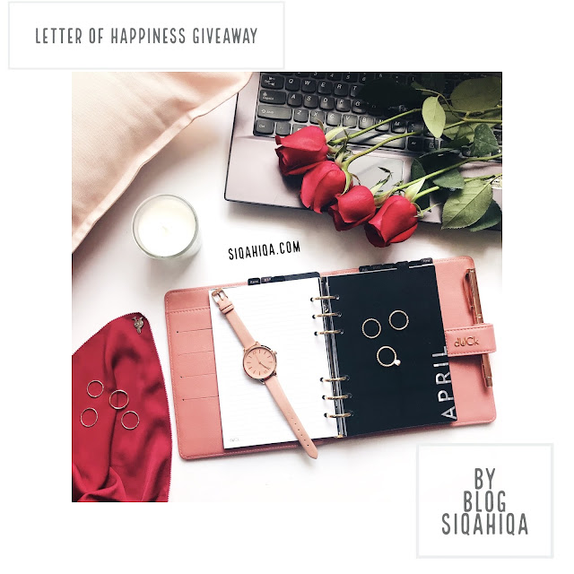 Letter of Happiness Giveaway by Blog Siqahiqa