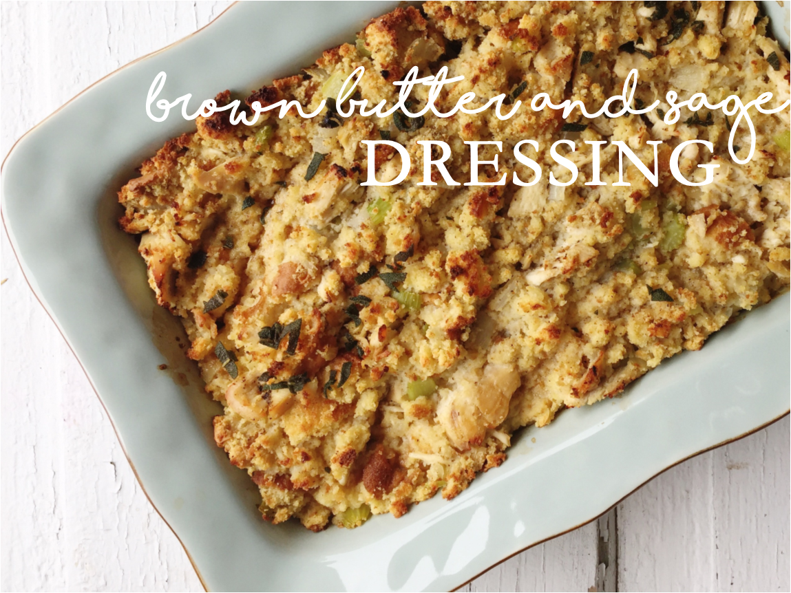 Euna Mae's brown butter and sage dressing