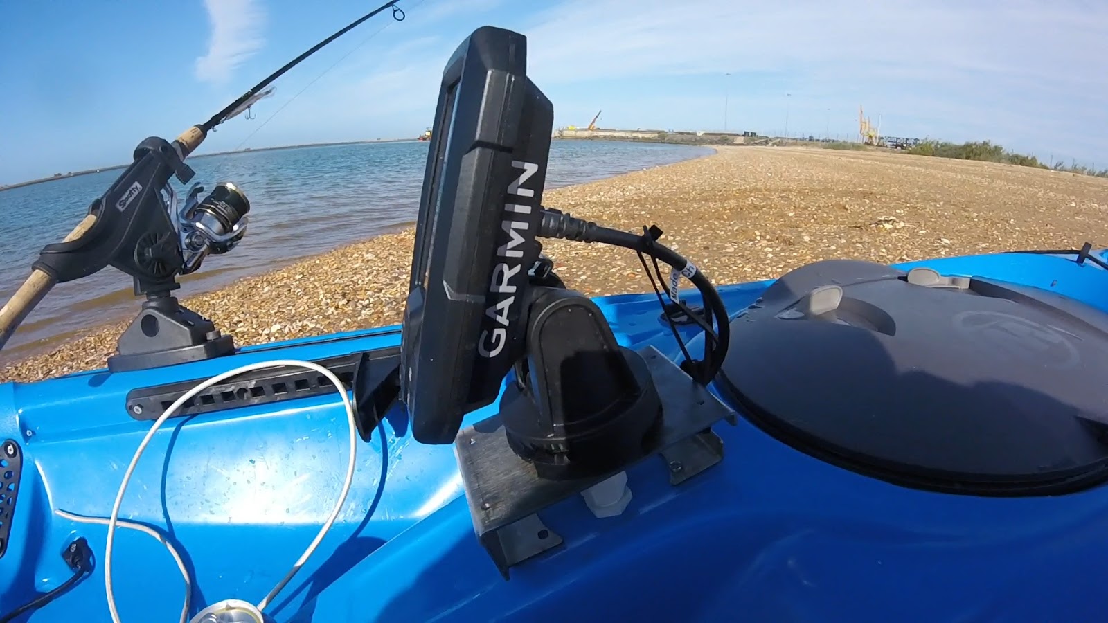 GASTON Instalación Sonda GARMIN STRIKER 4 en kayak
