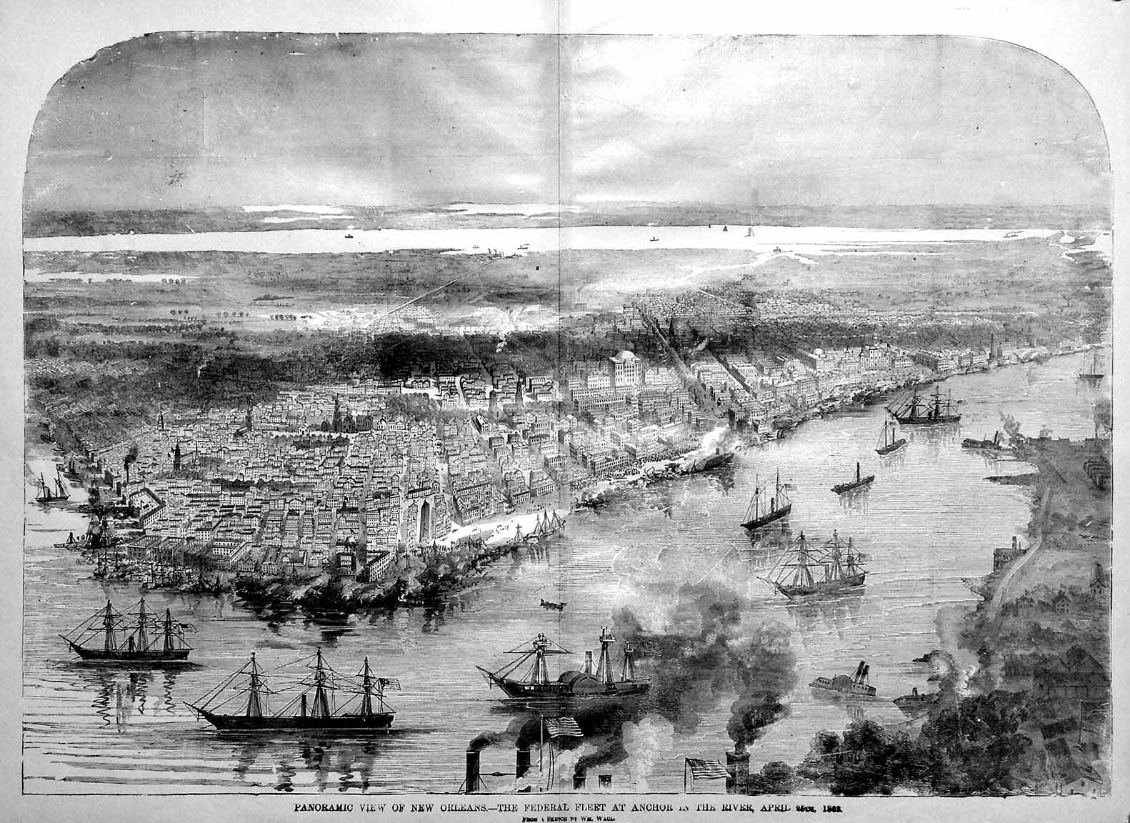 Река с нантом и орлеаном. Битва за новый Орлеан 1862. Сражение при фортах Джексон и сен-Филип. Битва за Нью Орлеан 1862 года. Новый Орлеан порт 19 век.