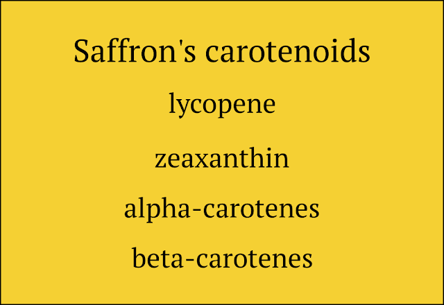 saffron's carotenoids