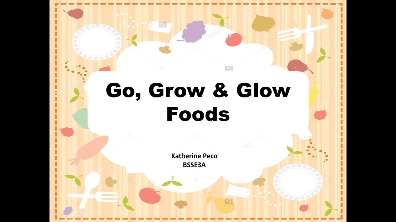 go grow and glow foods Go glow grow is a nutrition curriculum developed for preschool children in conjunction with the book go glow grow: foods for you, children learn about healthy eating, exercising and the importance of hand washing. go grow and glow foods Go glow grow is a nutrition curriculum developed for preschool children in conjunction with the book go glow grow: foods for you, children learn about healthy eating, exercising and the importance of hand washing.