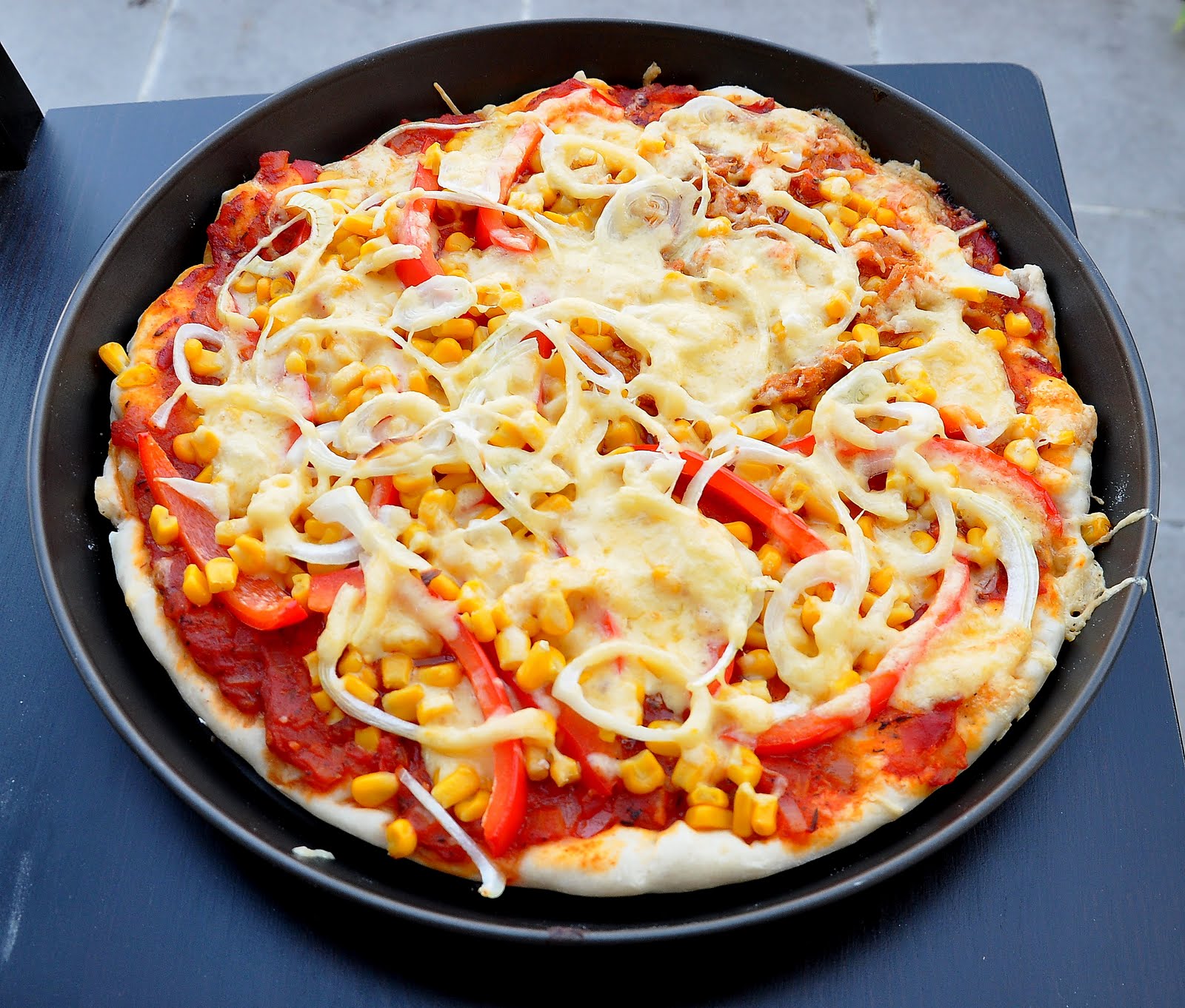 vegetarische Pizza mit veganem Thunfisch – The Vegetarian Diaries
