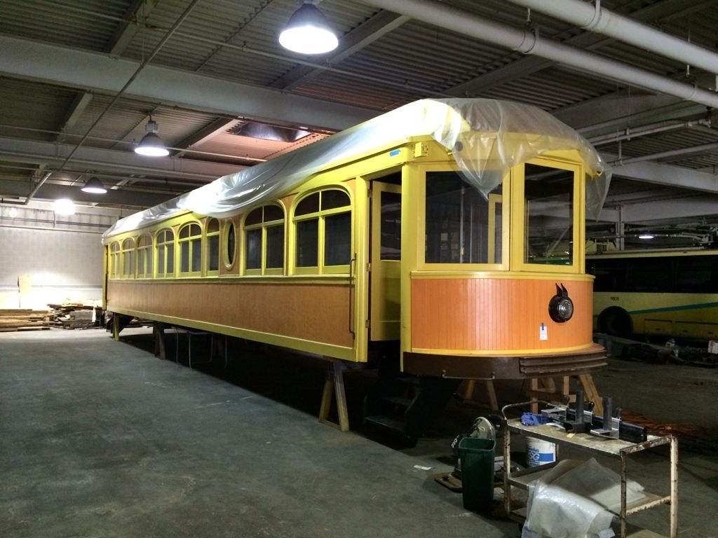 Preserved Traction Dayton & Western car at Carillon Park