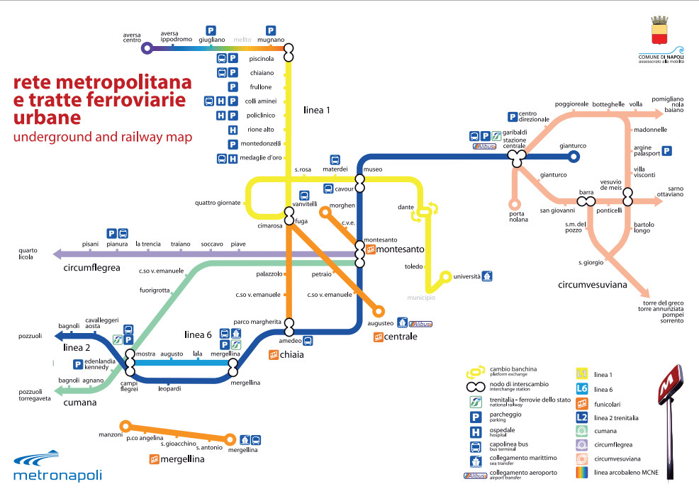 Metropolitana Linea 1 di Napoli: mappa, orari e prezzi