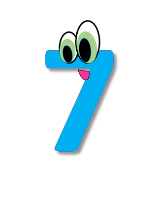 Numbers Cliparts, Number 7 Clipart