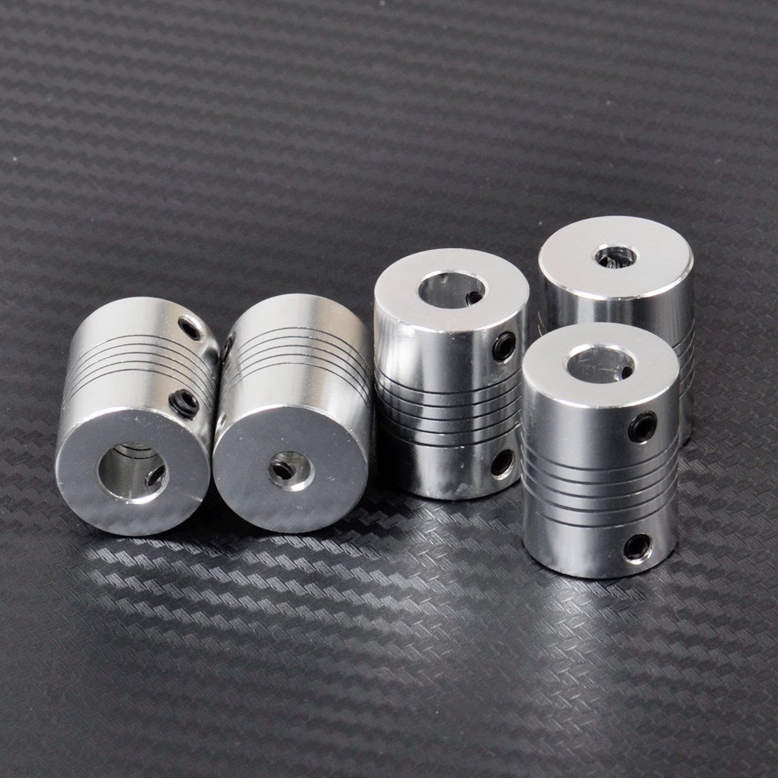 Connect your stepper motor shafts to the shafts of your lead screws