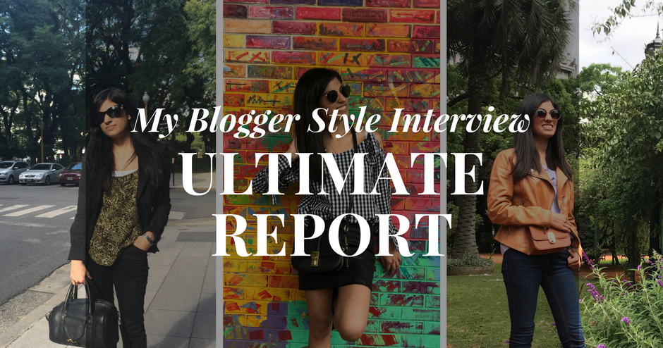 Seize your Style!: My Blogger Style Interview at Ultimate Report