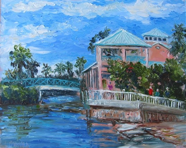 Lori's Stormy Art and Daily Paintings: Daily Painting 1374 Manatee