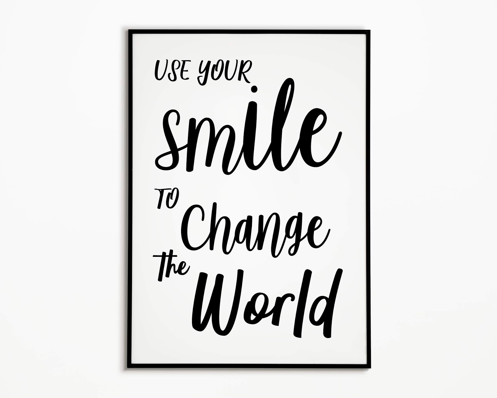 Employ the service of Your Smile toward Difference the Worldwide Printable Wall Artwork image regarding Printable Smile titled Retain the services of Your Smile in the direction of Big difference the Environment Printable Wall Artwork
