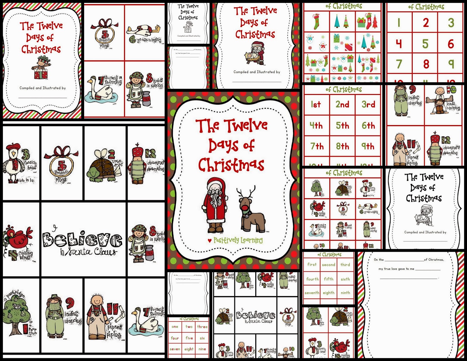 Twelve Days of Christmas - Classroom Freebies