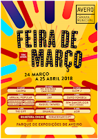 Cartaz Feira de Março 2018 em Aveiro Feira de Março Aveiro 2018