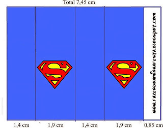 Símbolo de Superman: Mini Kit para Imprimir Gratis. Etiquetas de Símbolo de Superman para imprimir gratis.