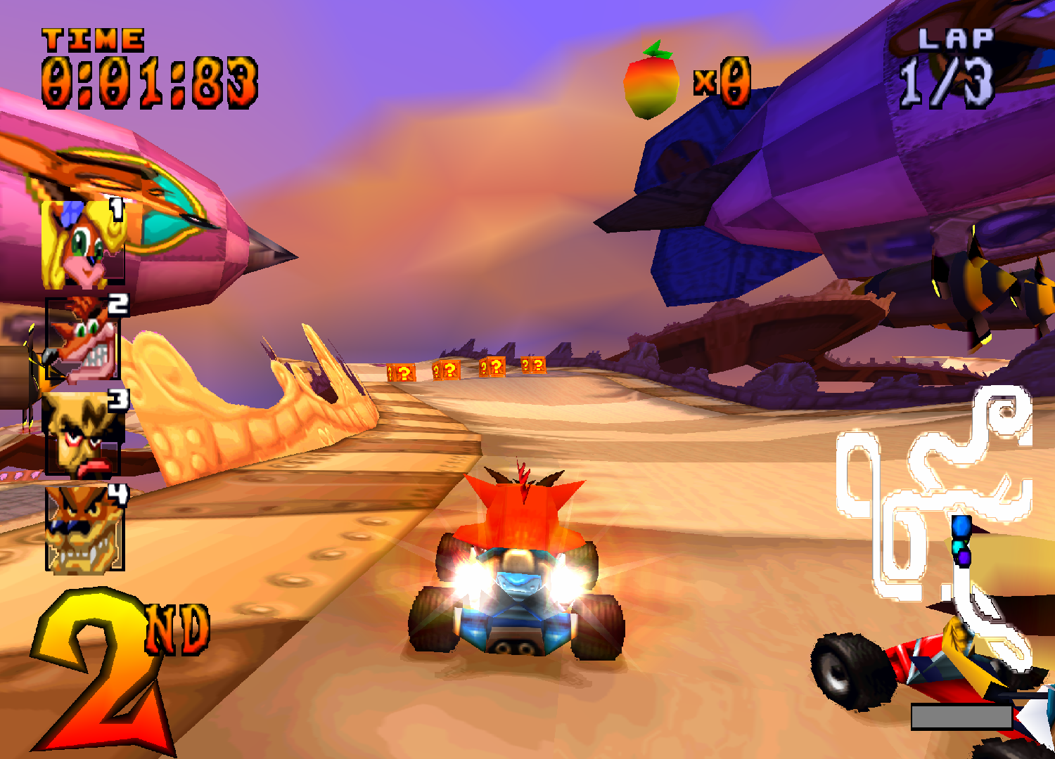 Blog de Emulación. [Analisis] Crash Team Racing (PSX) ePSXe v1.9.0 x86