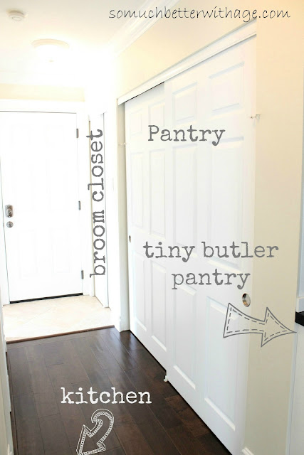 Closet Turned Butler Pantry www.somuchbetterwithage.com Closet Turned Butler Pantry www.somuchbetterwithage.com