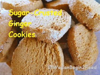 Sugar-Crusted Ginger Cookies