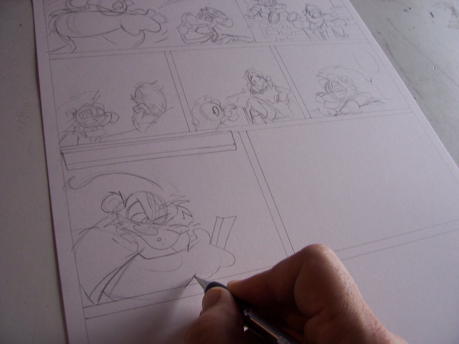 Cartoonist Diary: How to draw a comics page