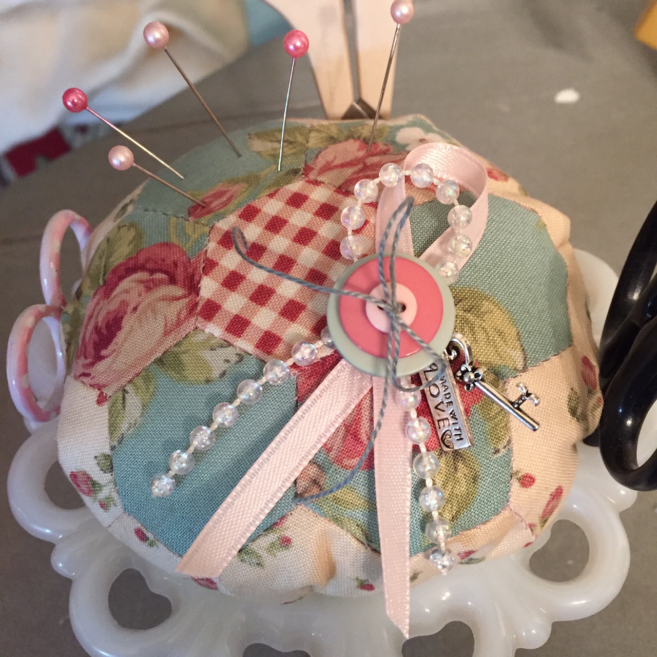 In a Cottage in the Woods Making A Vintage Pincushion