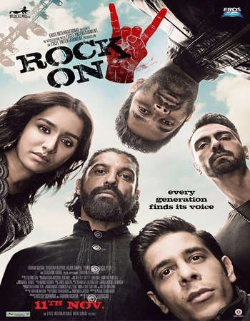 Rock On 2 2016 Hindi 450MB DVDRip 480p ESubs