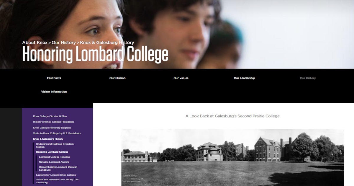 College History Garden Lombard College Remembered