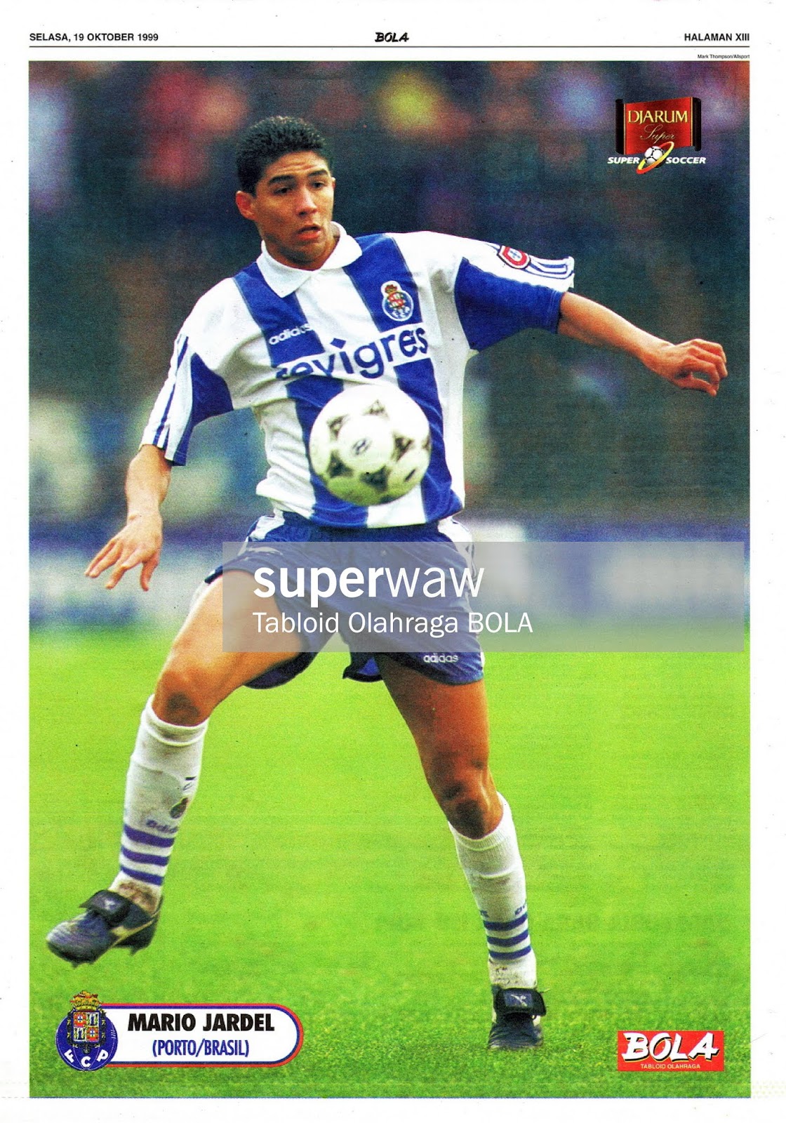 POSTER MARIO JARDEL (PORTO 1997)