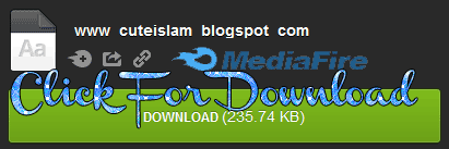 Click Here For Download Bismillah Font