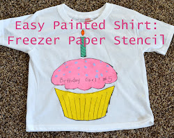 stencil shirt paper freezer painted easy cool designs stencils shirts paint tutorial iron patterns birthday words diy using mess bless