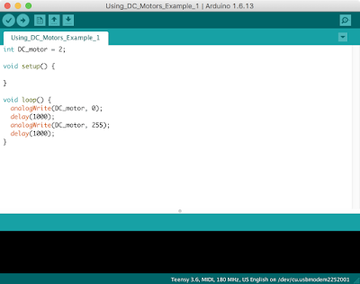 little-scale: Teensy 3.6 Basics - Using DC Motors