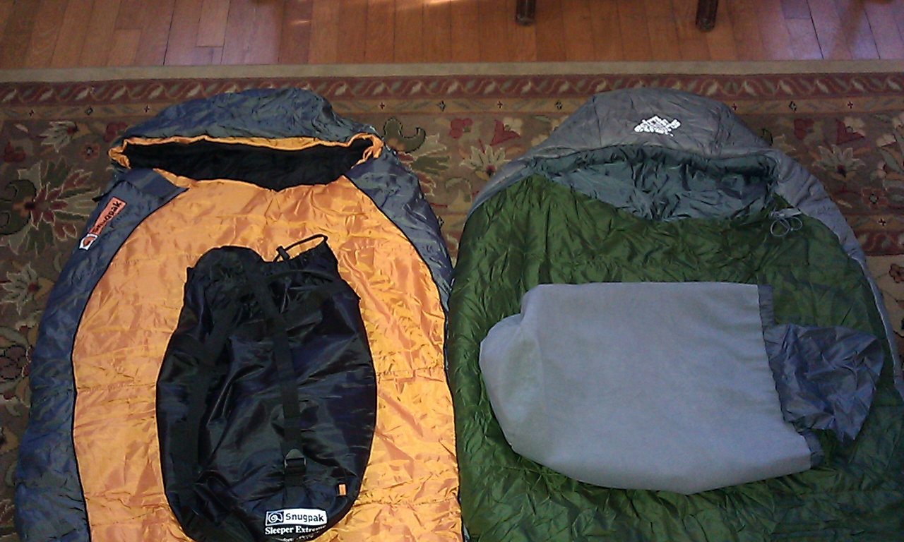 EMS Solstice 20 vs Snugpak Sleeper Xtreme |Camp Primitive - Out There ...