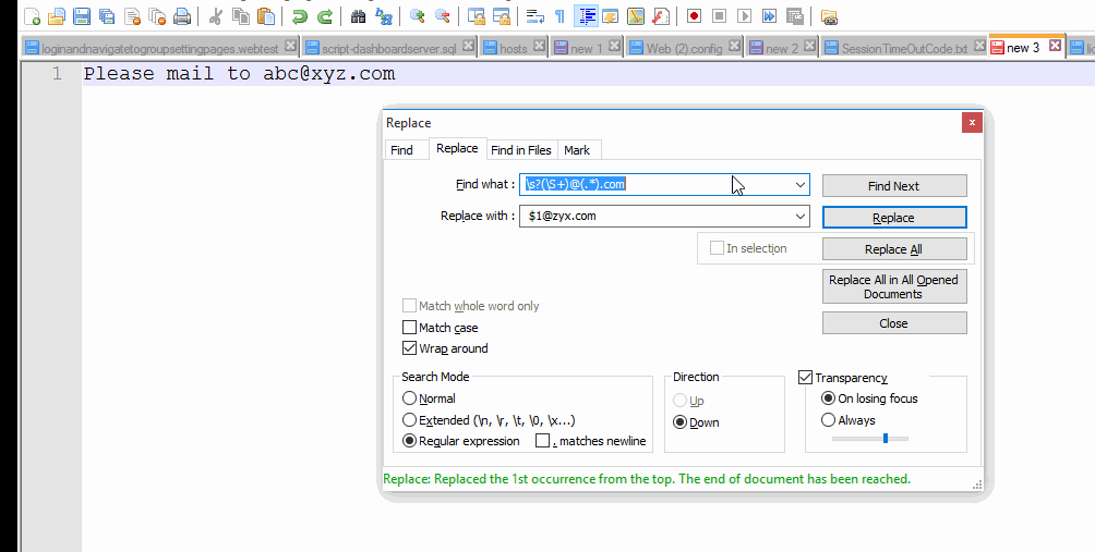 Text searching made easy with Notepad++ GeeksLogs
