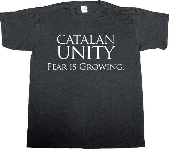 catalonia independence freedom 9n referendum fear war spain is different t-shirt ephemeral-t-shirts