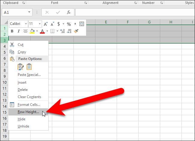So stellen sie zeilenh he und spaltenbreite in excel techecke