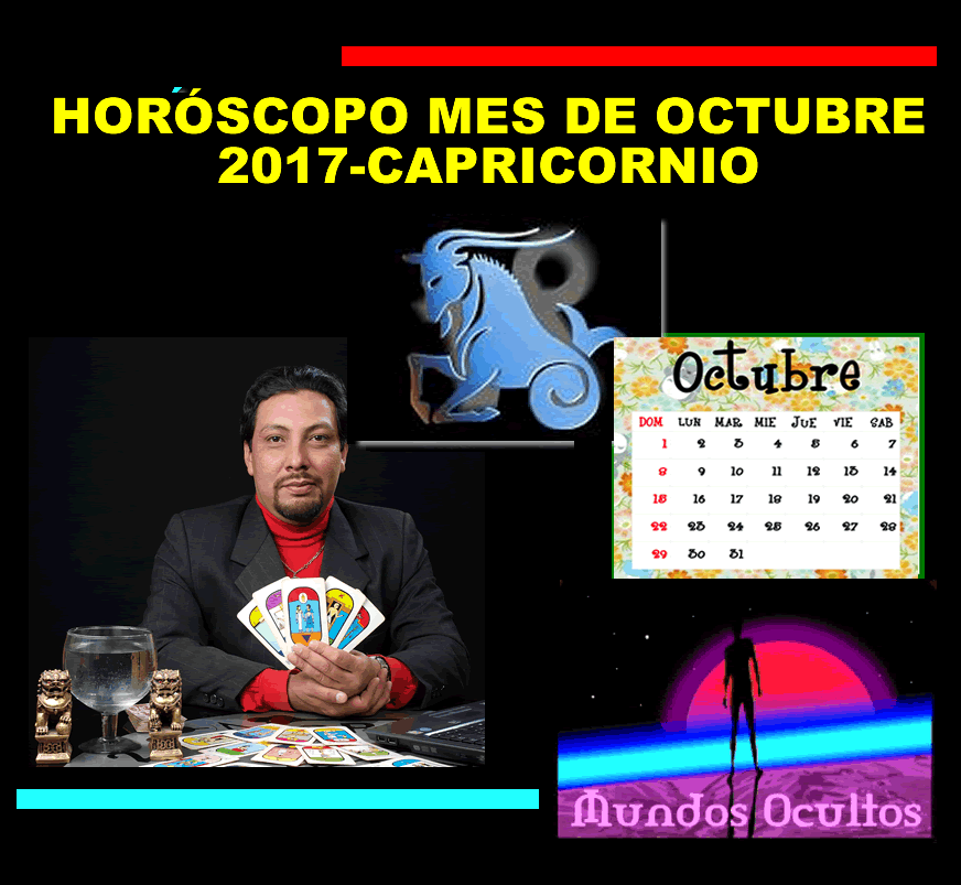 Horóscopo del mes de octubre para capricornio, por