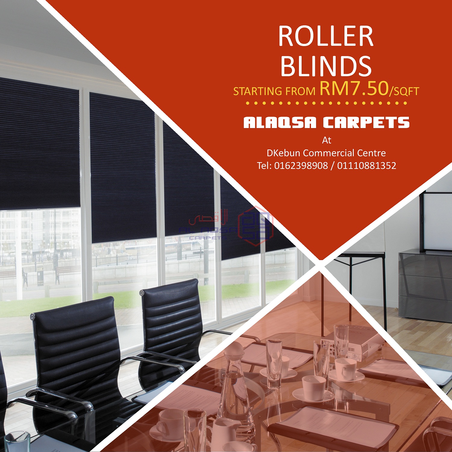 EVENT AND EXHIBITION ALAQSA CARPETS ROLLER BLIND SUPPLIER MALAYSIA