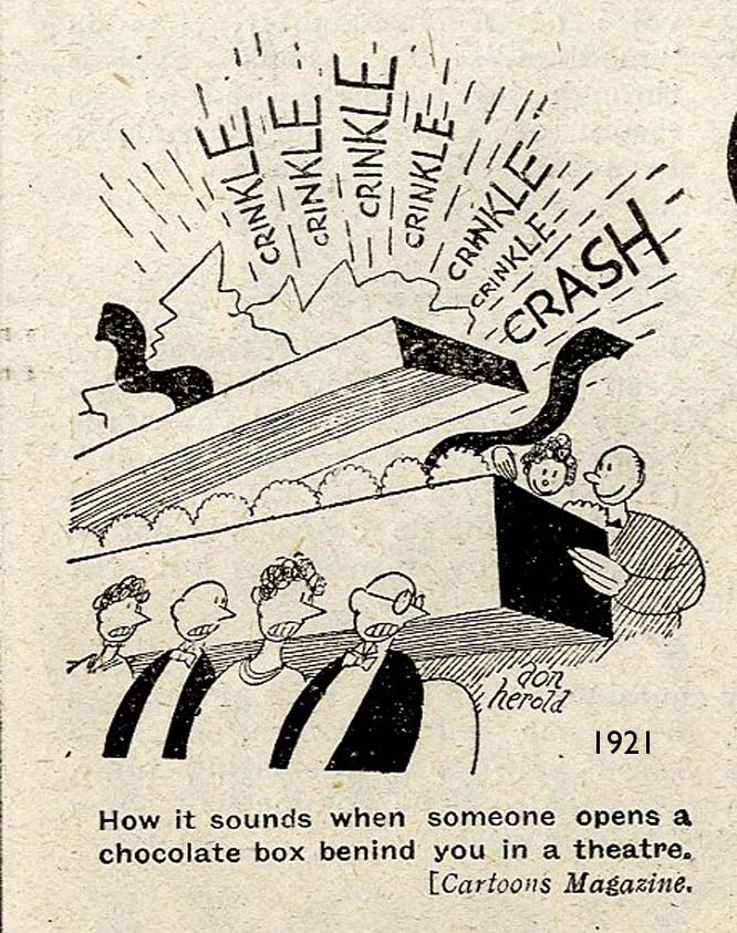 Cartoon Cliche Primer When someone opens a chocolate box in the