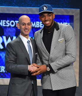 SE DIÓ LO QUE SE ESPERABA !! Karl Towns Jr. Primer Pick Draft NBA 2015