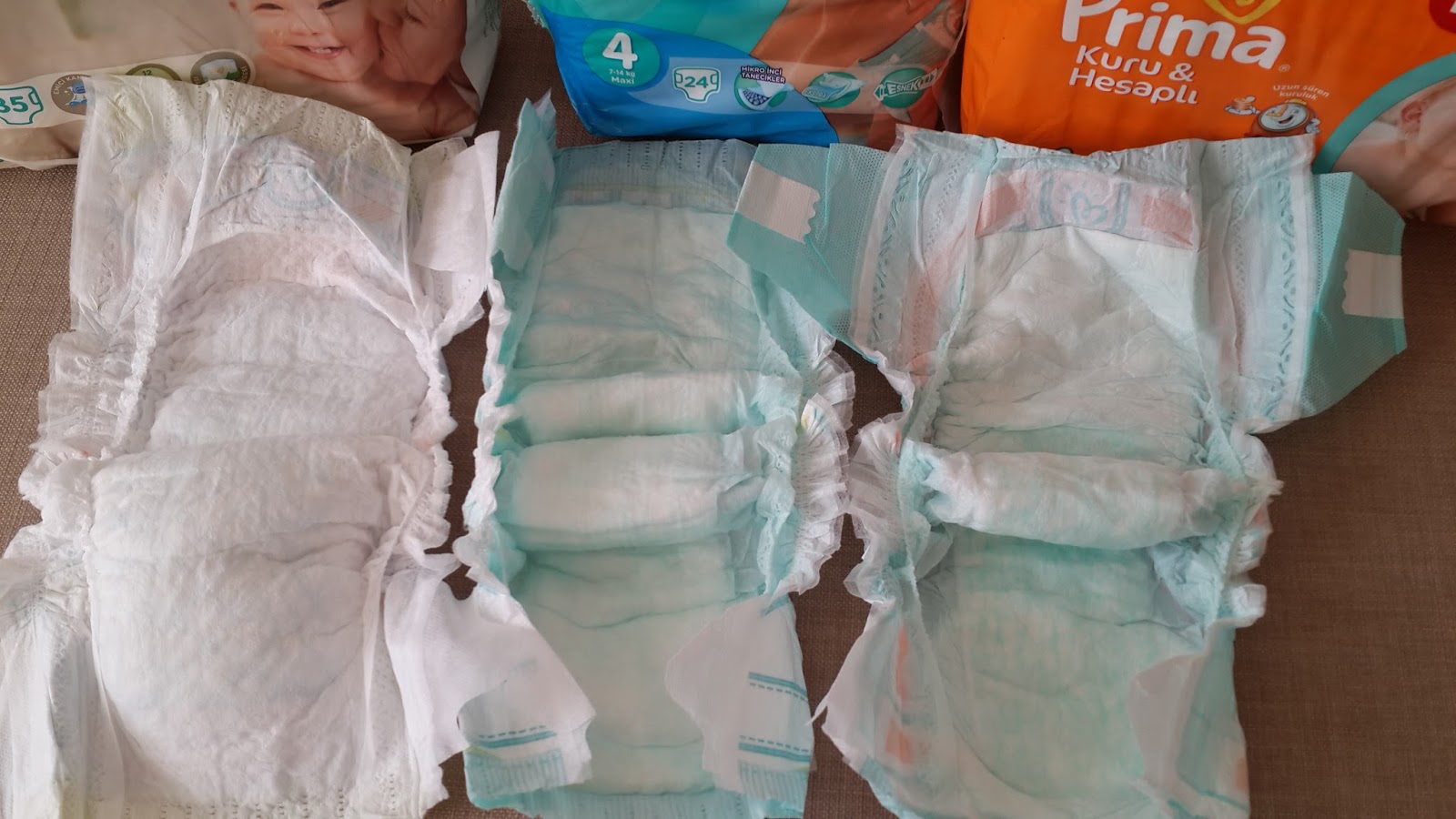 PınarınNili Prima Bebek Bezleri Karşılaştırması