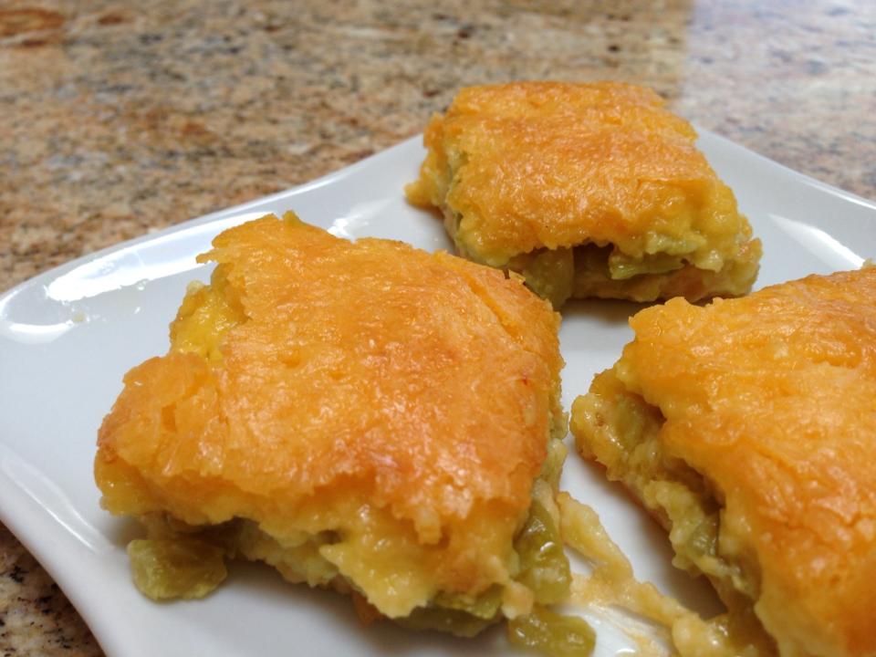 El Patio Super Easy, Super Cheesy Chile Relleno Squares