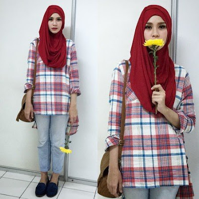 kemeja flanel wanita kemeja flanel wanita