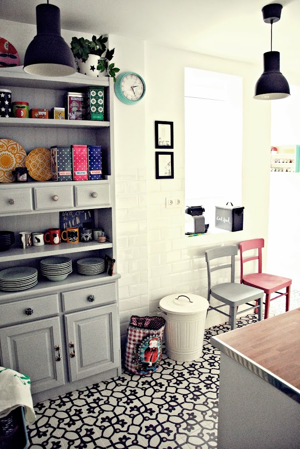 Decoración cocina con aire nórdico