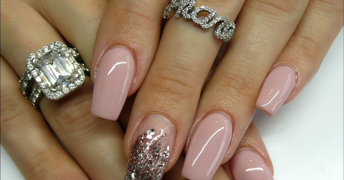Luminous Nails Pinky Rose Gold Acrylic Gel