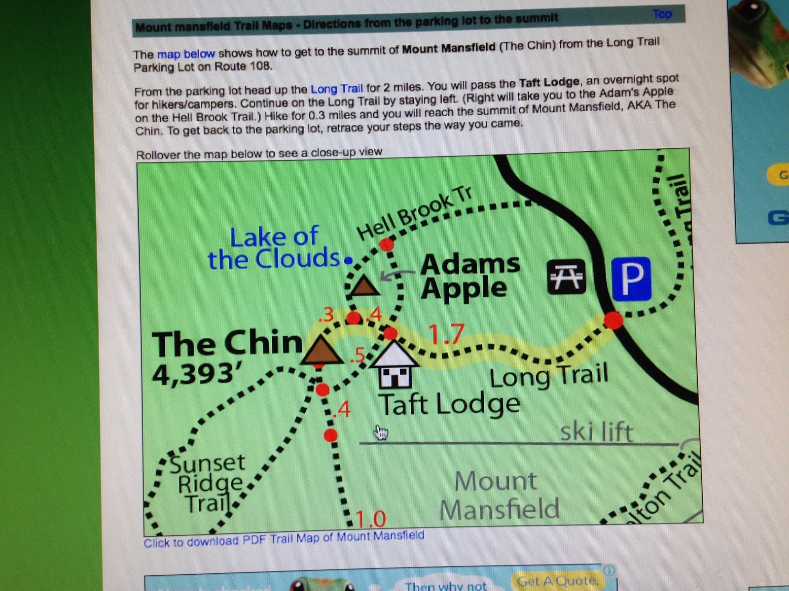 Dennis Dixon is heading North! My 5th (Mt. Mansfield) Vermont 4,000