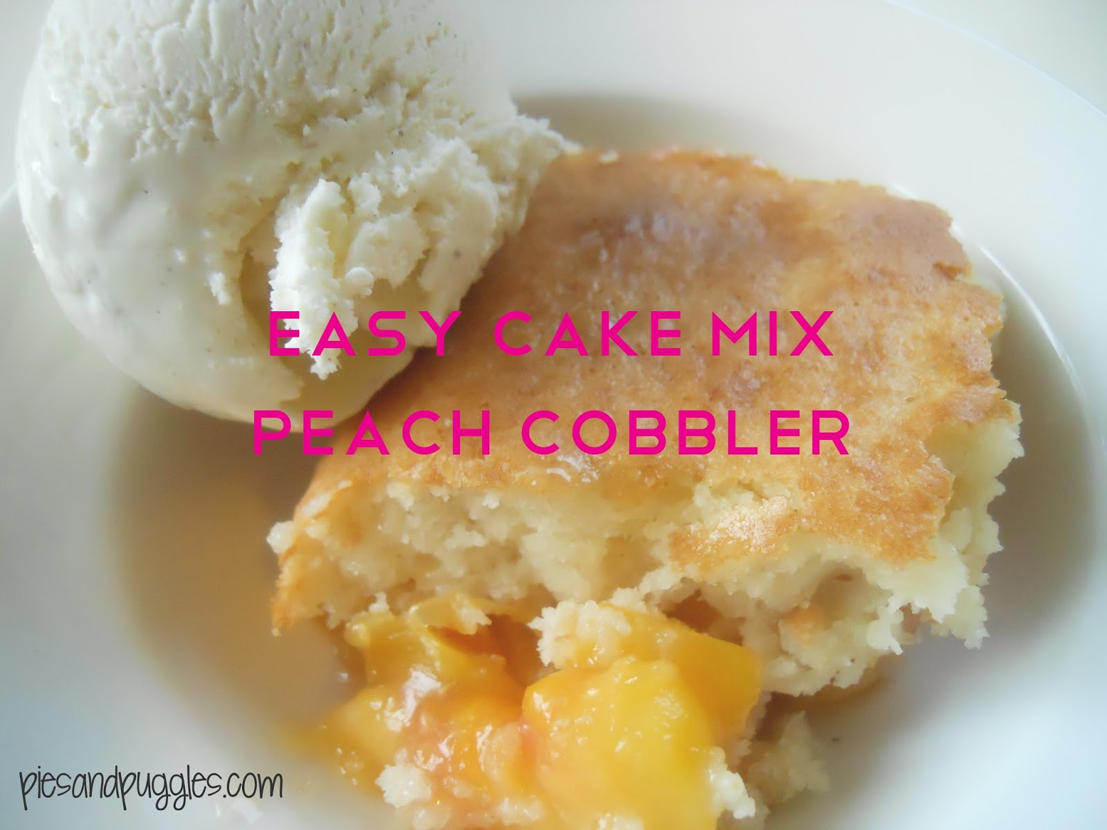 Peach Crisp With Cake Mix Peach Crisp With Cake Mix
