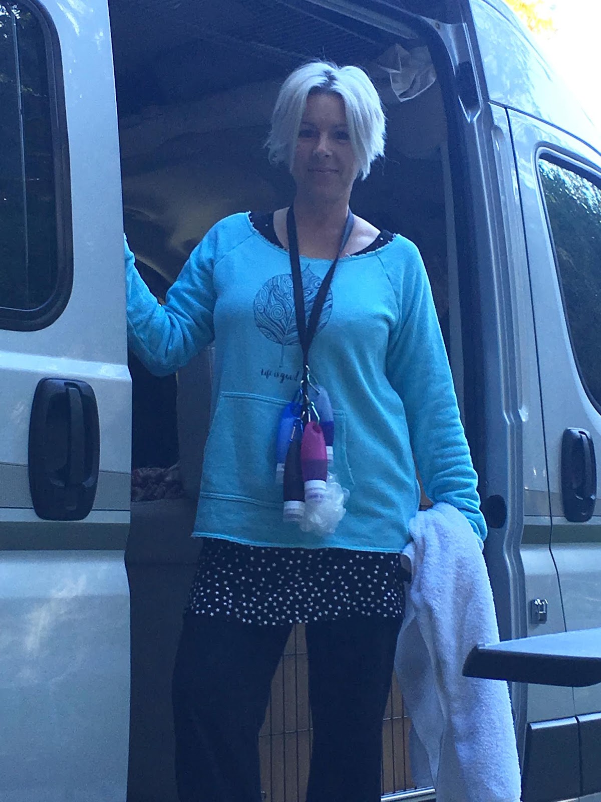 Make My Day Camp Camping Shower Lanyard