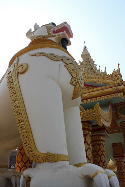 animal statue at the Buddhist Pagoda at Gorai